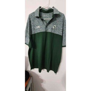 TWO TONE GREEN UNDER ARMOUR GOLF SHIRT